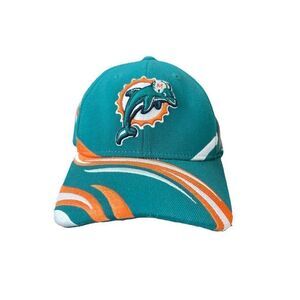 Vintage Miami Dolphins Reebok NFL Sideline Equipment Hat Unisex One Size